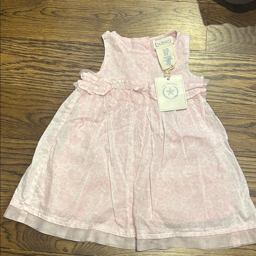 Pink Sleeveless Ruffle Baby Dress - Nautica